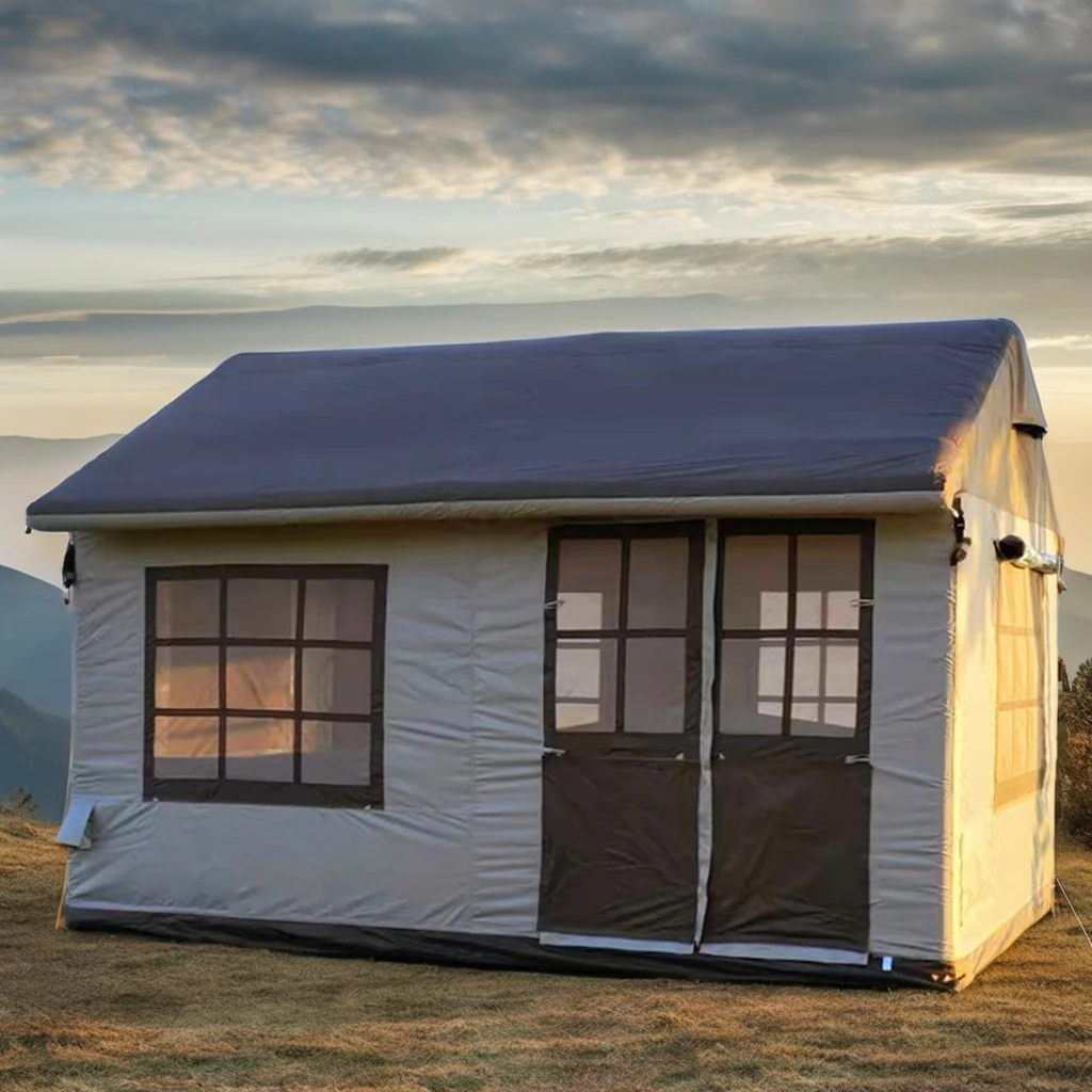 

Forerunner Inflatable Camping Tent Waterproof Oxford Fabric Outdoor Shelter for Living