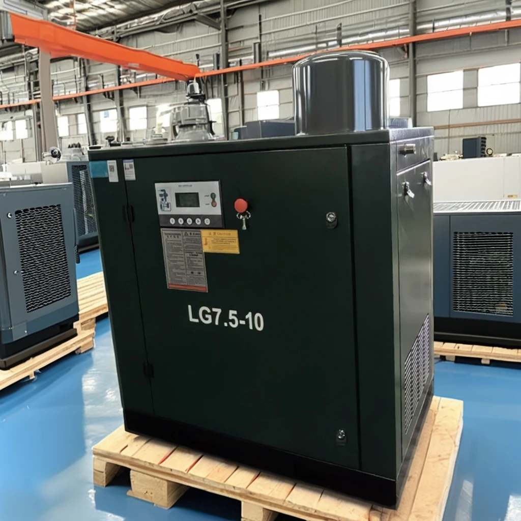 KAISHAN Superior Silent Fixed Speed Rotary Screw Air Compressor 7.5kw for Industry