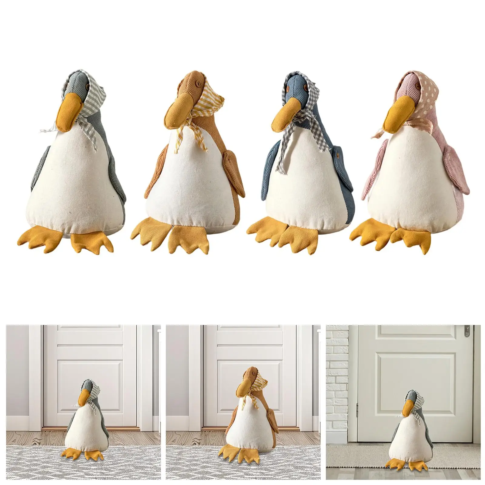 

Decorative Fabric Door Stop, Interior Door Stop for Home and Office Decor,