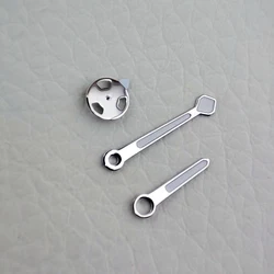 The new style needle green glow silver white oil green glow personality watch needle fit NH35/NH36/4R/7s movement