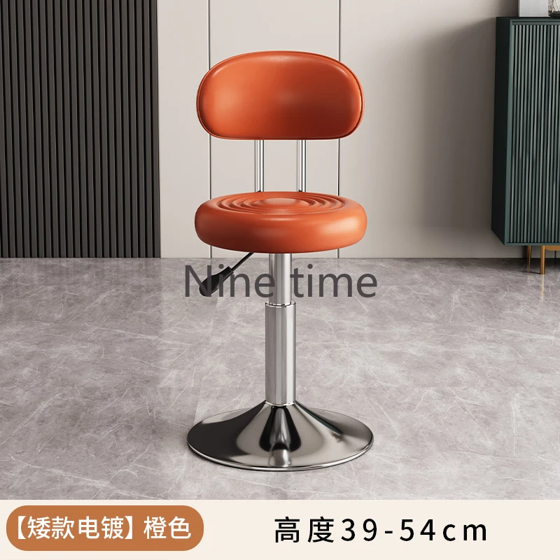 Designer Modern Counter Bar Chairs Luxury Restaurant Make Up Library Kitchen Bar Chairs Office Swiver Tabourets De Bar Furniture