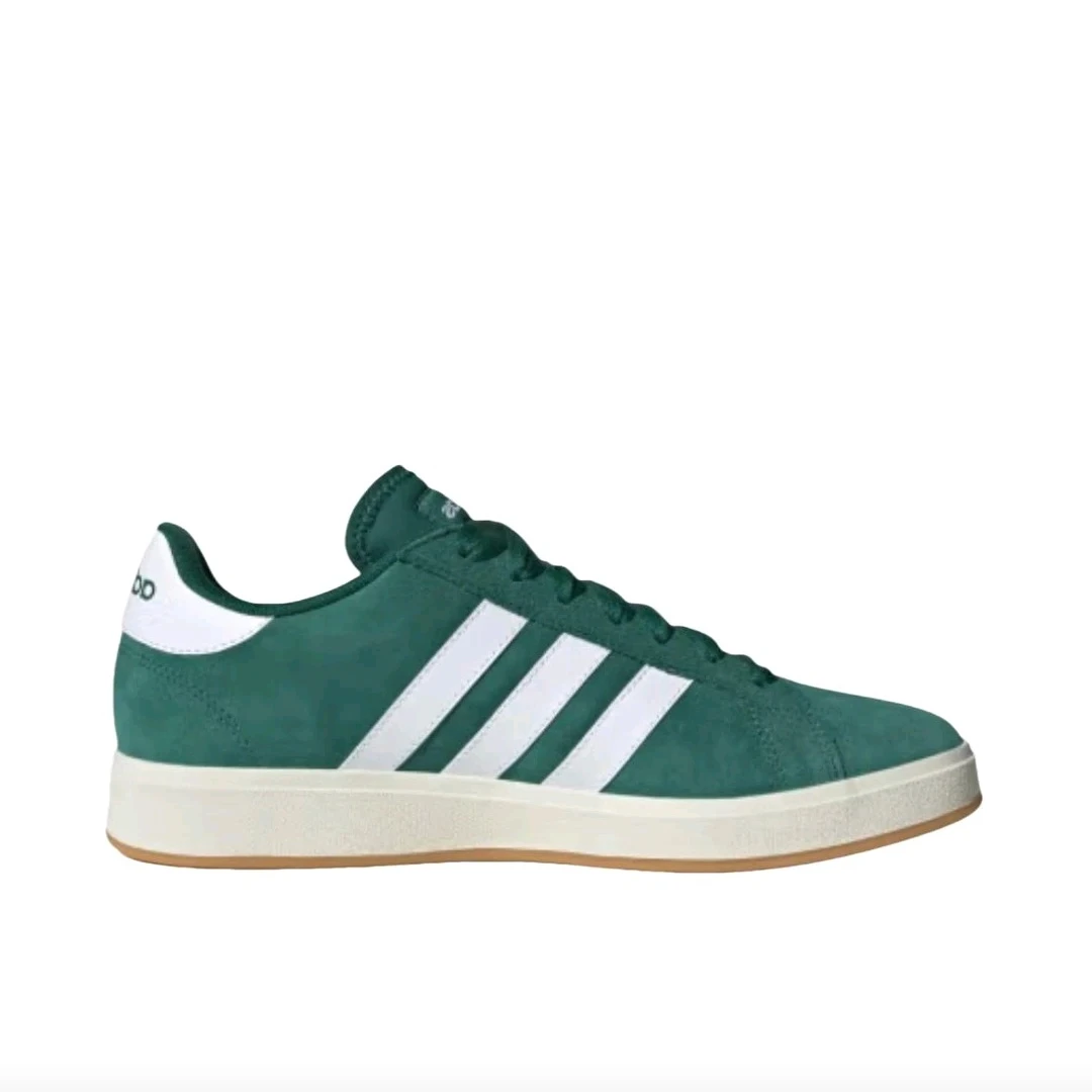 

Adidas Grand Court Base 00s Men's and Women's Skateboarding Shoes, Breathable, Lightweight Sneakers, Green
