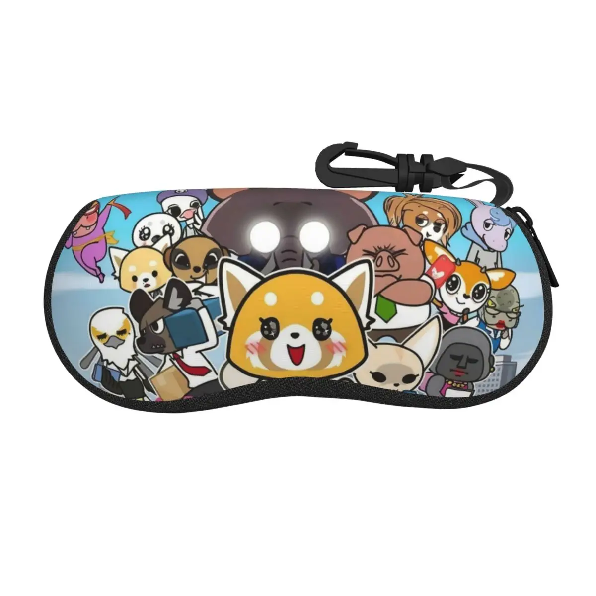 

Пользовательские японские аниме Aggretsuko мультфильм футляр для очков для мужчин и женщин мягкие солнцезащитные очки защитная коробка