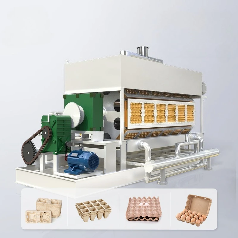Egg Tray Making Machine Automatic Waste Paper Pulp Molding Making Machine Egg Tray Box Production Line Making Packaging Machine