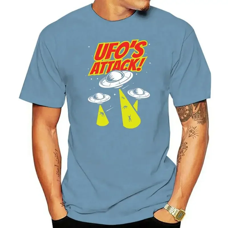 

T-shirt ufo attack-tea shirt alien extraterrestrial ufo-flying saucer