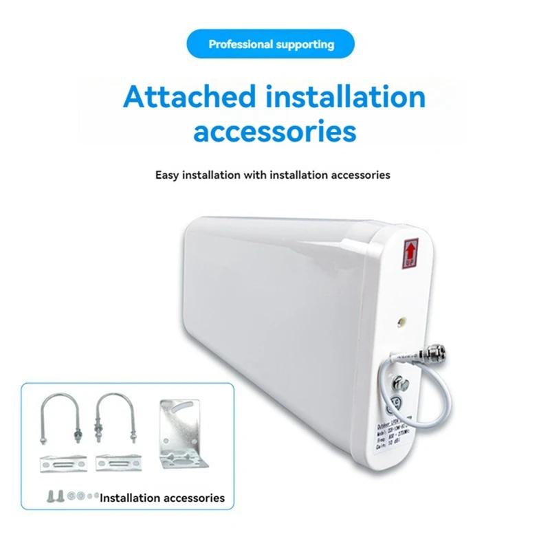 고이득 통나무 주기 안테나, IP65 방수, 야외 신호 부스트, 5G, 4G, 700-2700MHZ, 10Dbi