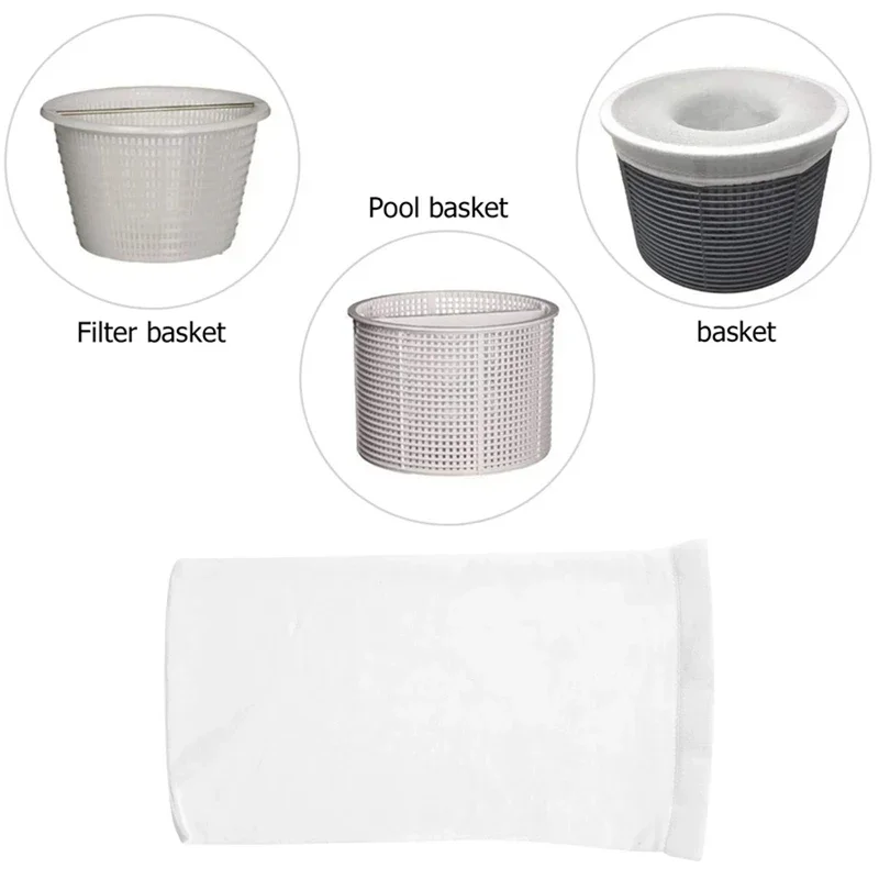 10pcs Household Perfect Savers Nylon Mesh Design Swimming Pool Accessories Pool Skimmer Socks Set for Filters Baskets Skimmer