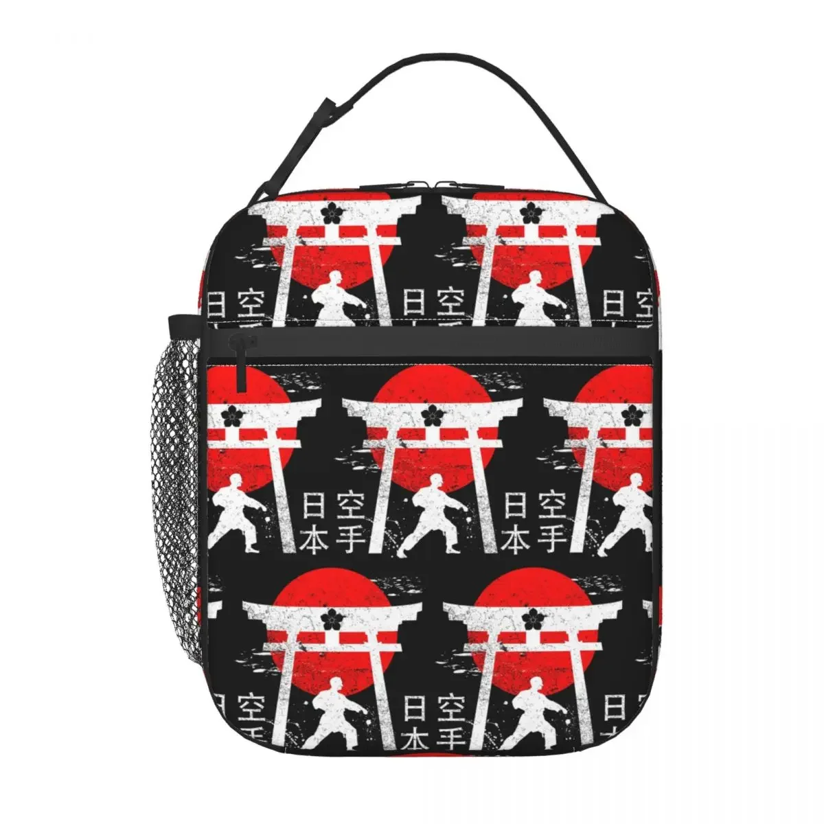Budo Soul Karate Spirit Martial Arts Insulated Lunch Bag for Women Children Leakproof Food Boxes Thermal Lunch Box Tote
