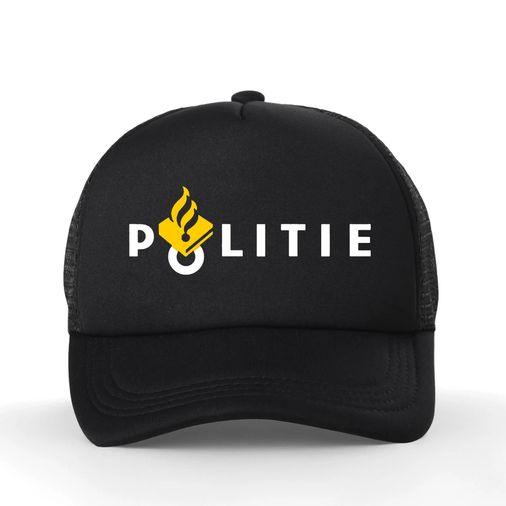 

Dutch Netherlands Police Politie Special Swat Unit Arrestatie Team Baseball Cap Summer Cool Mesh Breathable Golf Hat