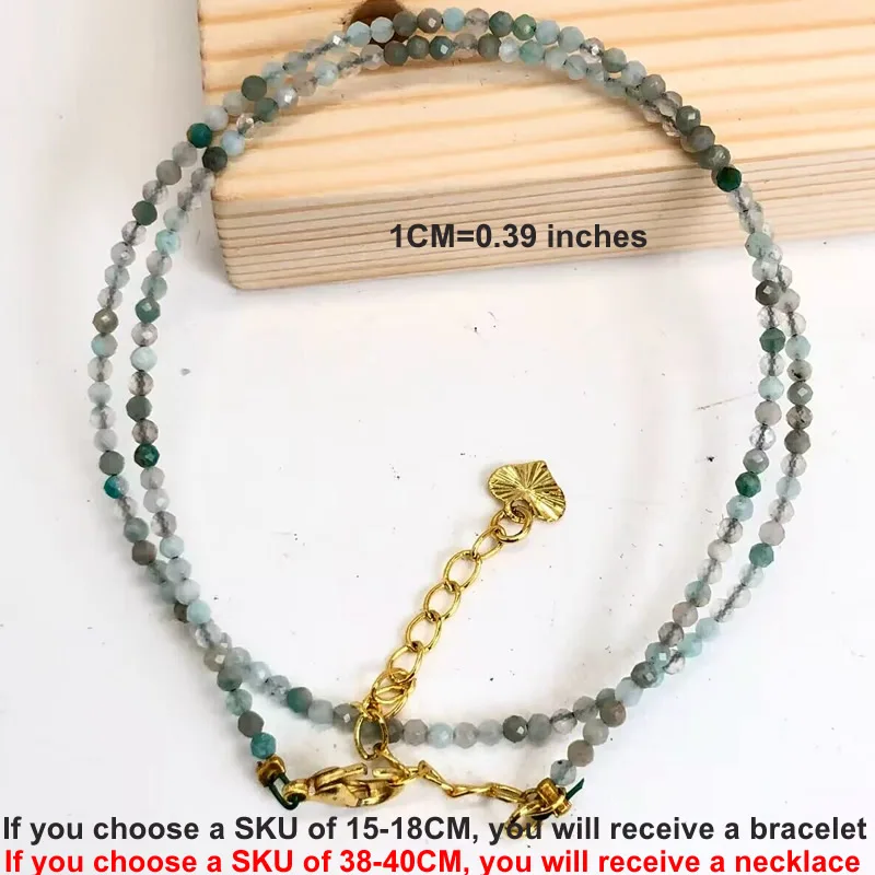 Mini Crystal Agate Bangle Bracelet for Women