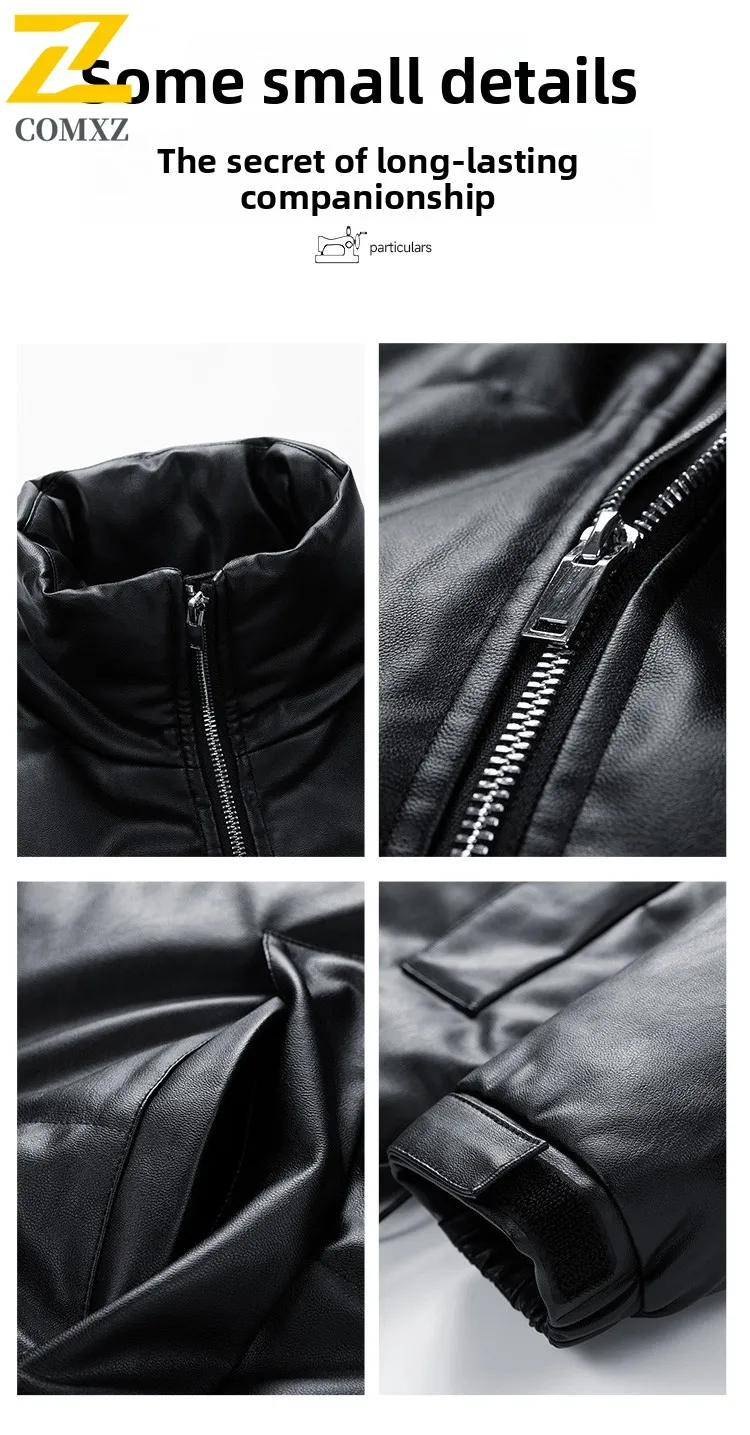 الرجال أسفل سترة 2025 جديد عصري متعدد الاستخدامات 90 الأبيض بطة أسفل سميكة الباردة برهان الدافئة باركر معطف في الهواء الطلق سترة شتوية غير رسمية