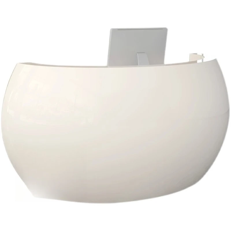 Creative semi-circular welcome desk beauty salon information desk checkout page paint