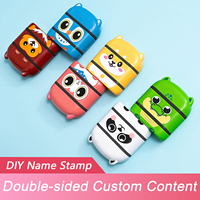DIY Customized Children's Name Stamp Personalized Waterproof Stamp for Clothing Men's and Women's Personalized ink Pad Stamps