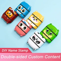 DIY Customized Children's Name Stamp Personalized Waterproof Stamp for Clothing Men's and Women's Personalized ink Pad Stamps
