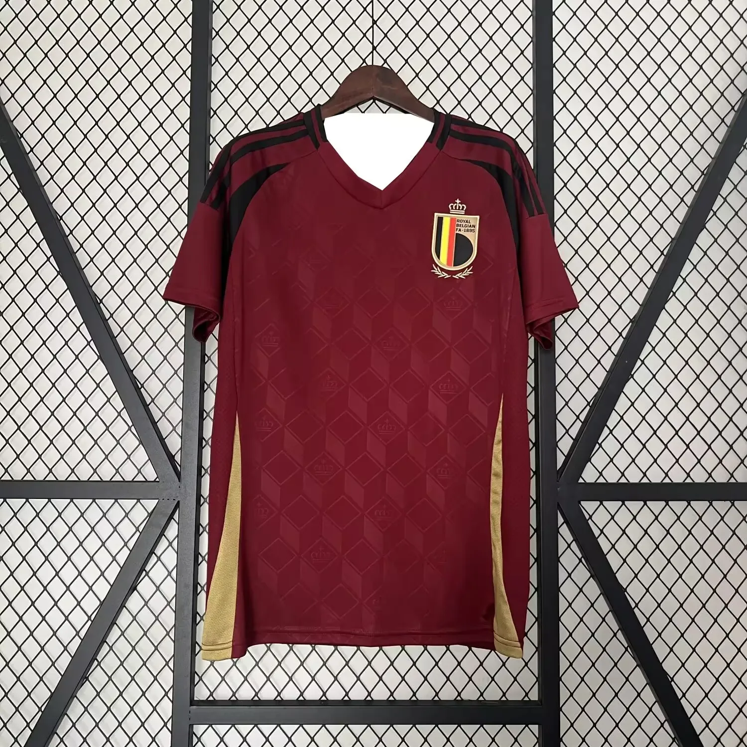 

2025 Summer Hot-selling New Belgium Jersey Outdoor Training Breathable Comfortable Fast-drying Casual Short-sleeved T-shirt Top