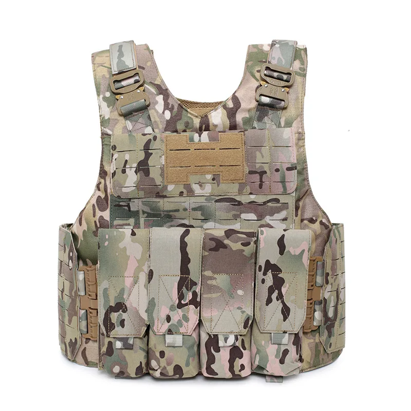 Outdoor Tactical Quick-release Vest Multi-function Quadruple Magazine Training Waistcoat