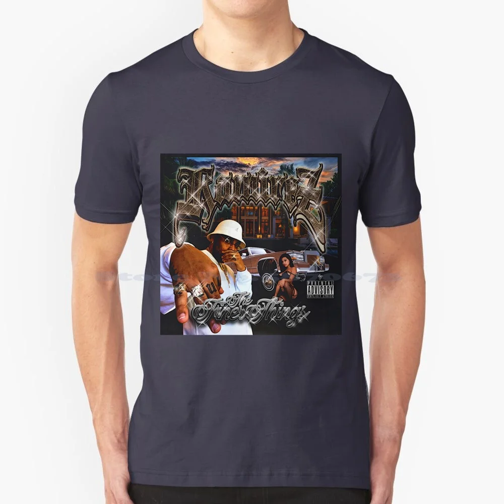 Camiseta The Finer Things-Ramírez Single Hd Cover, Camiseta 100% de algodón, Lil Peep, Pouya, Ghostemane Trap, Hip Hop, South Side