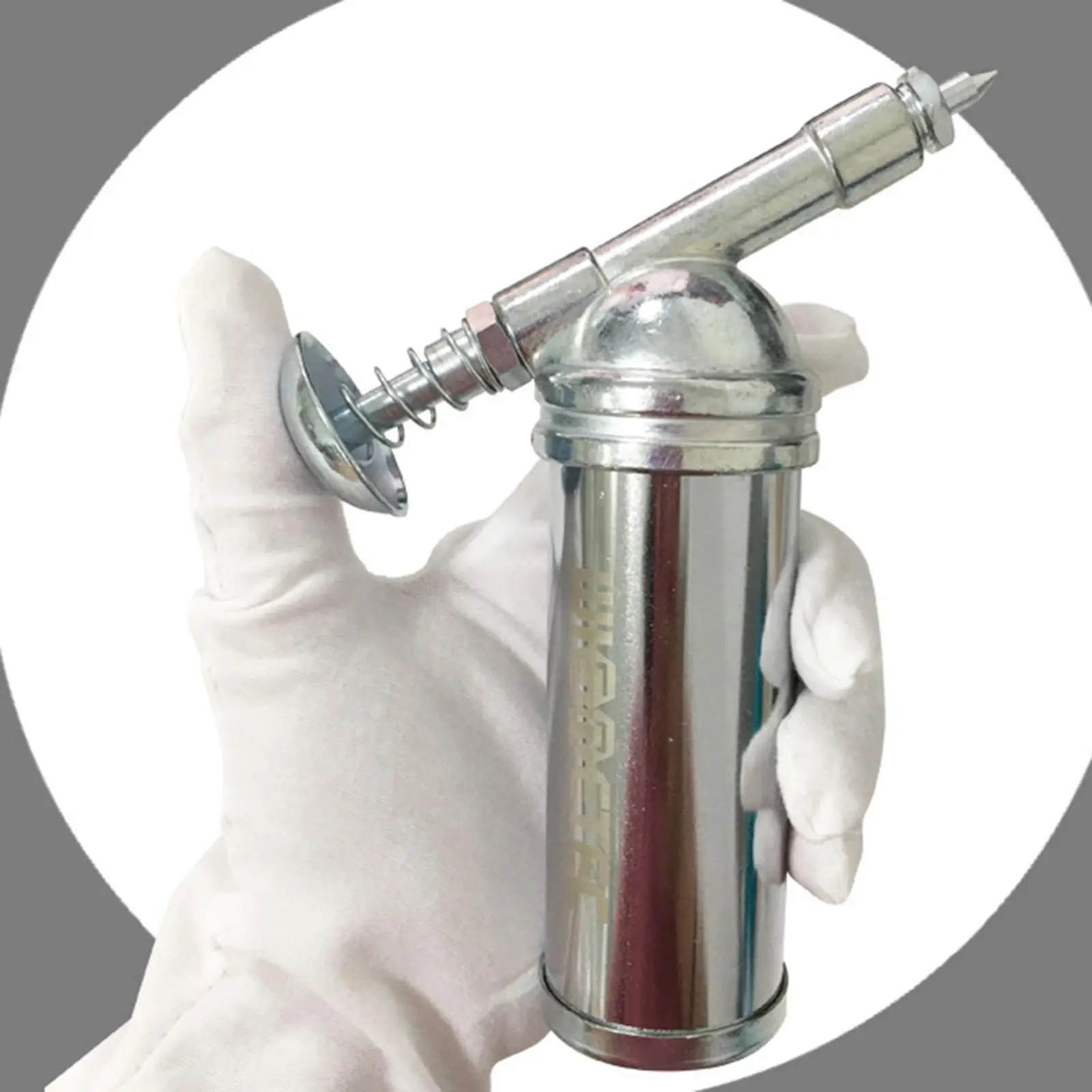 

Steel Mini Glue Lubricator 1000PSI 450cc Sealing Manual Lubrication Tools Caulking for Filling