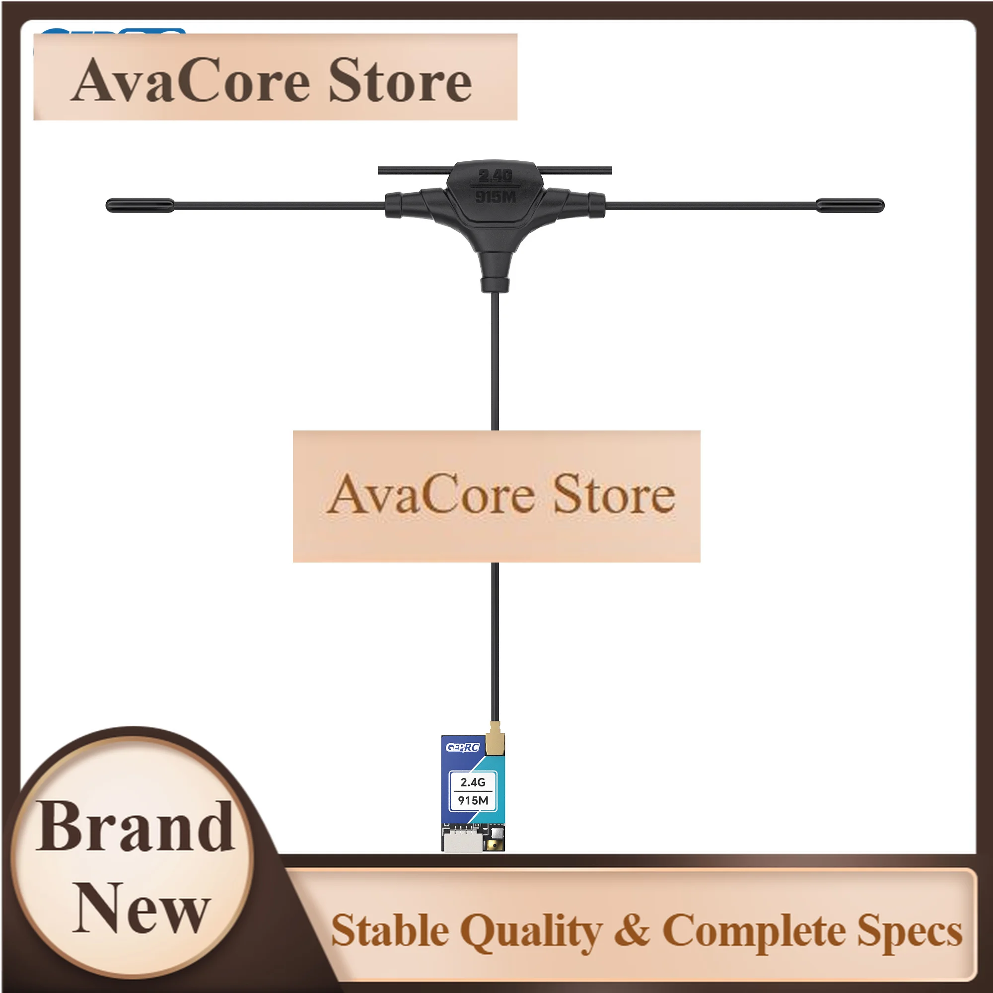 AvaCoreGEPRC ELRS Nano 915M/2.4G Dual-Band Receiver Built-in WiFi ESP32-C3 LR1121 Chip DIY FPV Quadcopter Longrange Drone Parts