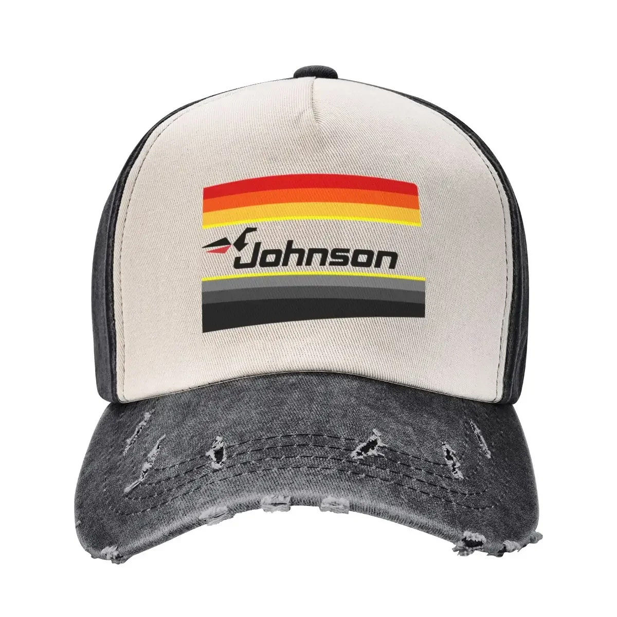 Retro Johnson Outboards Shirt Baseball Cap Sun Hat  Cap Foam Party Hat Women's  Clothing Men's