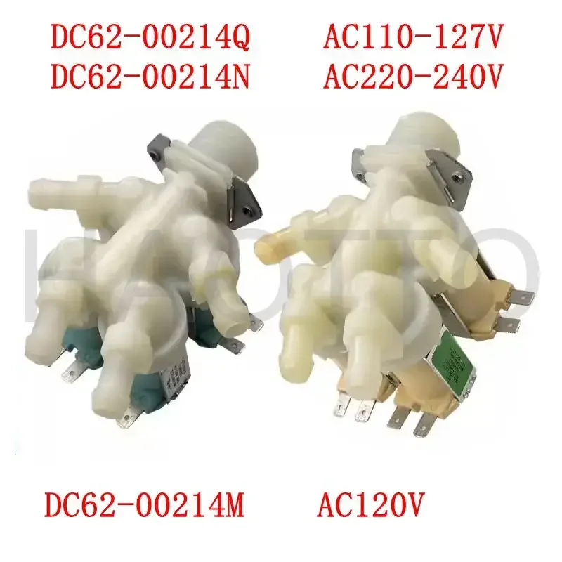 Electric Water Inlet Solenoid Valve For Samsung DC62-00214Q DC62-00214N DC62-00214M 50/60HZ Washing Machine Parts