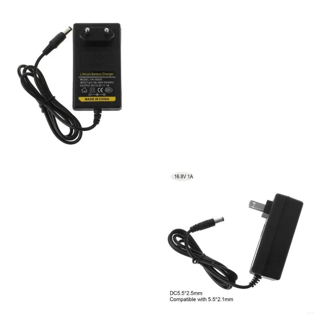 AC 100-240V 16.8V 1A Li-ion Battery DC5.5x2.5mm