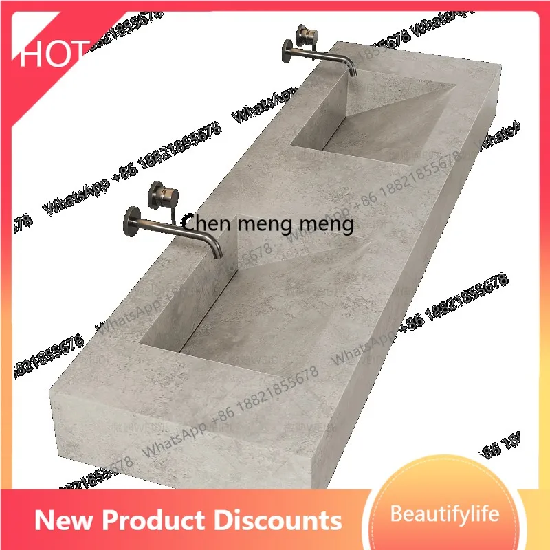 

A13 bathroom cabinet, combination set, bathroom washstand, single and double basin, face wash, hand pool, seamless basin.