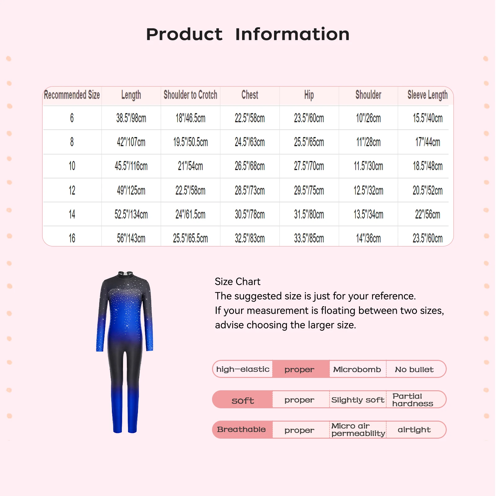 Teens Mesh Patchwork Acrobatics Costumes Shiny Rhinestones Dance Performance Bodysuit Kids Girls Rhythmic Gymnastics Jumpsuit