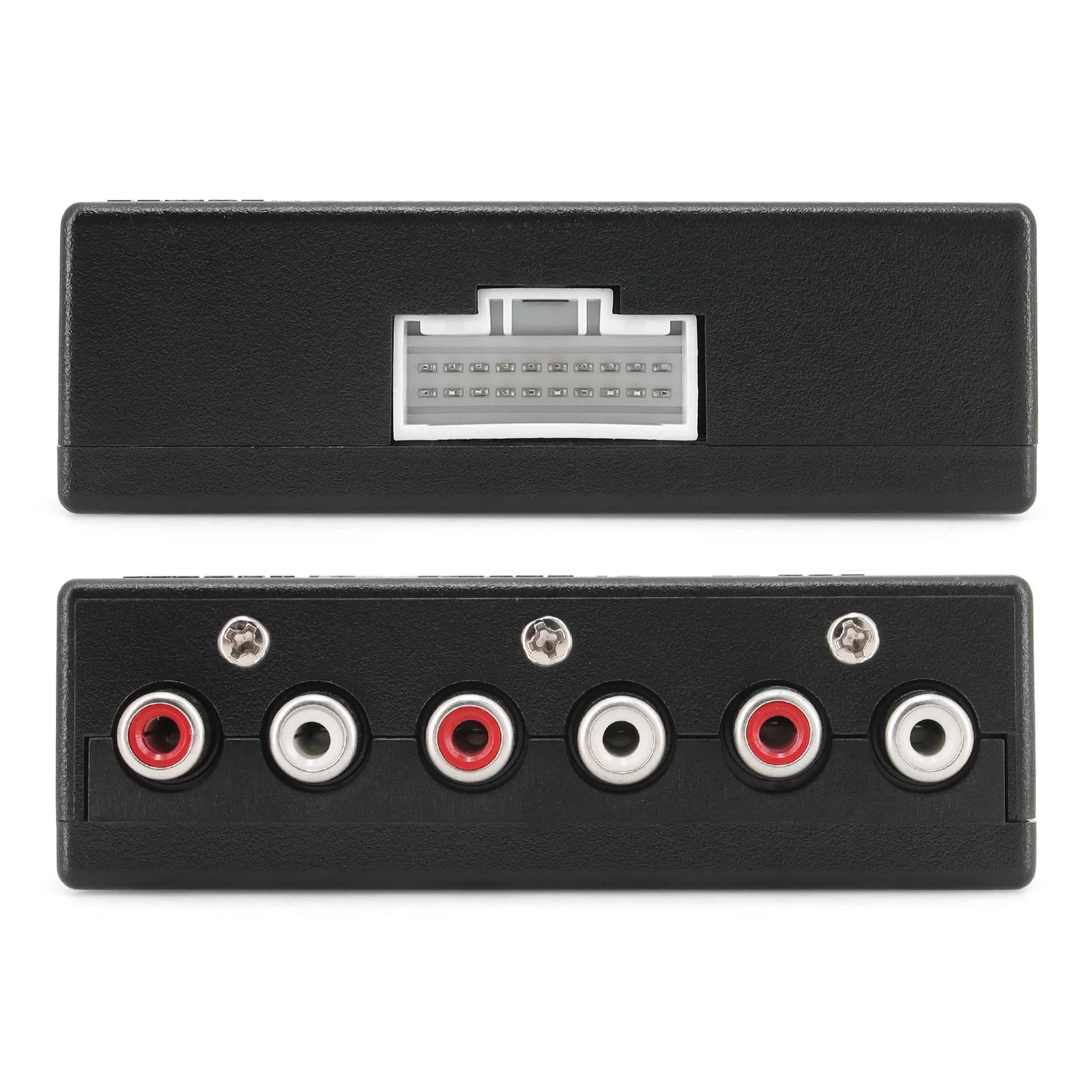 4 In and 6 Out Car Audio Converter Audio Impedance Converter High to Low Line Car Stereo Radio Speaker Frequency Filter