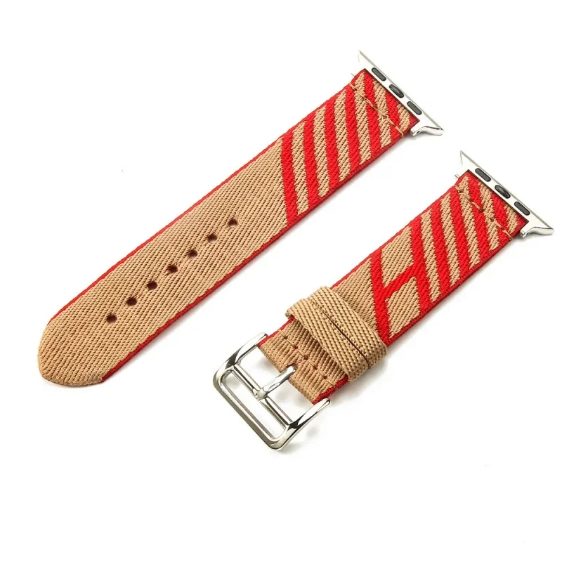 Nylon Watchband for Apple IWatch Hermes Apple Watch Band Hermes Single Circle Woven Strap