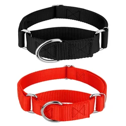 Collare per cani in Nylon resistente Martingale per collare di addestramento di sicurezza regolabile di taglia piccola, media e grande