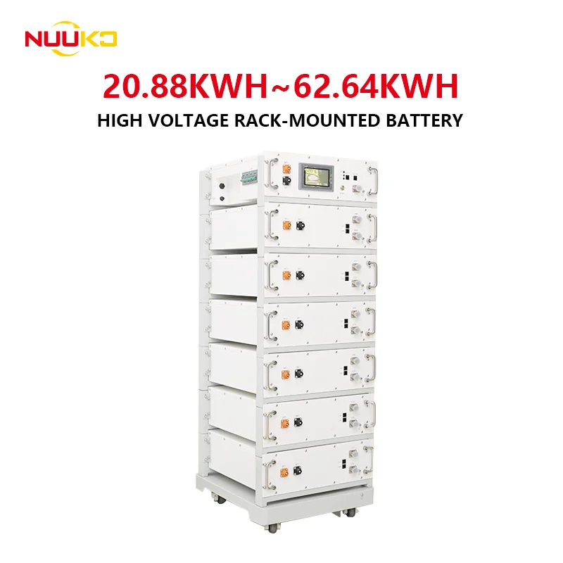 High Voltage 51.2V 102ah Stacked Lithium Battery Pack 20kwh 40kwh 60kwh Rack Mounted Battery Inverter Home Energy Storage Kit