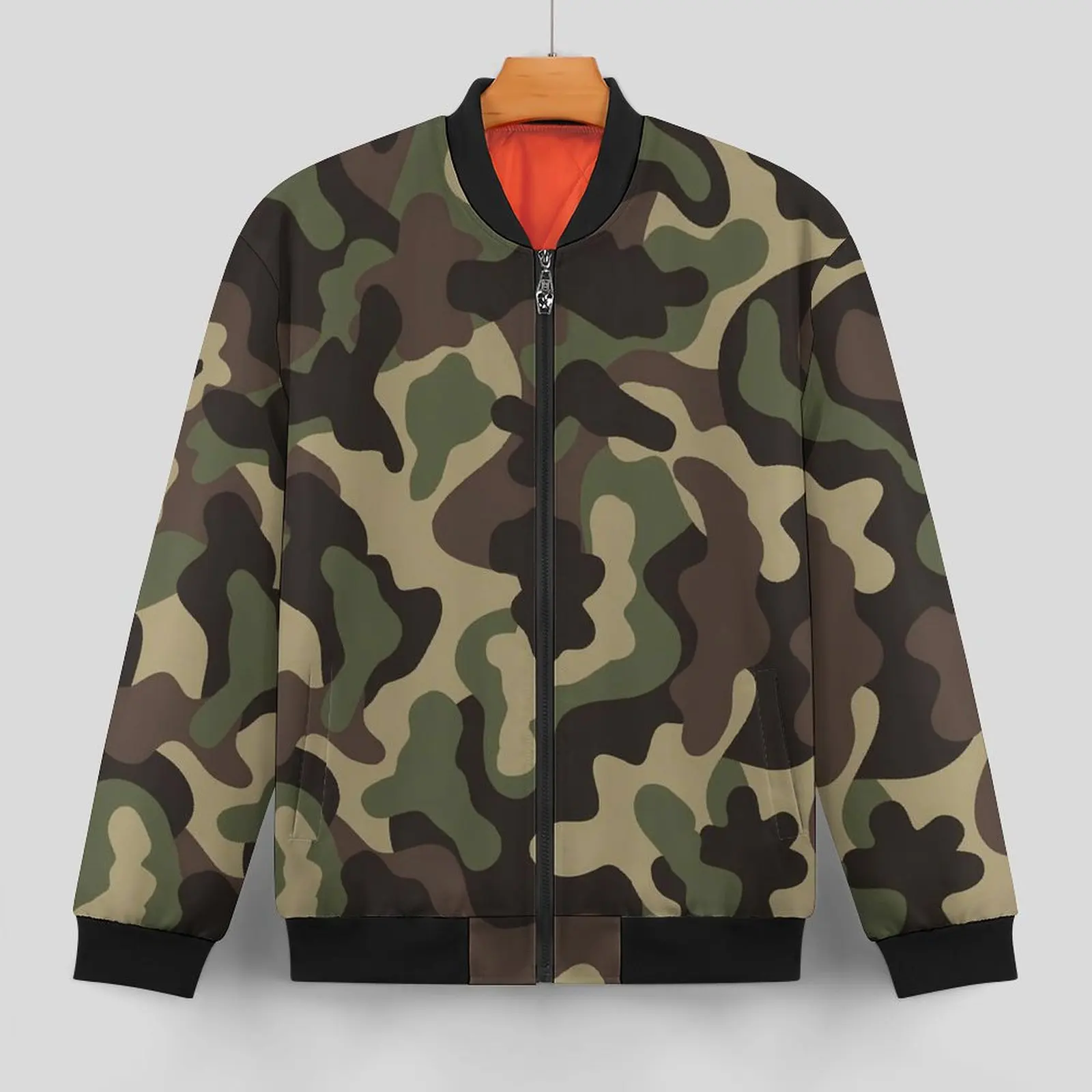 Military Camouflage Casual Jackets Men Abstract Army Art Coats Autumn Jacket Windproof Graphic Outdoor Windbreakers Plus Size