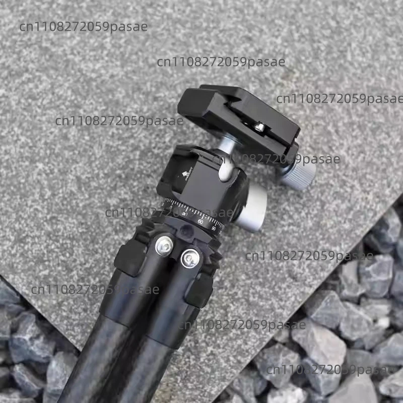 Lightweight and Portable Carbon Fiber Tripod with Pan-Tilt Head and Desktop Phone Mount