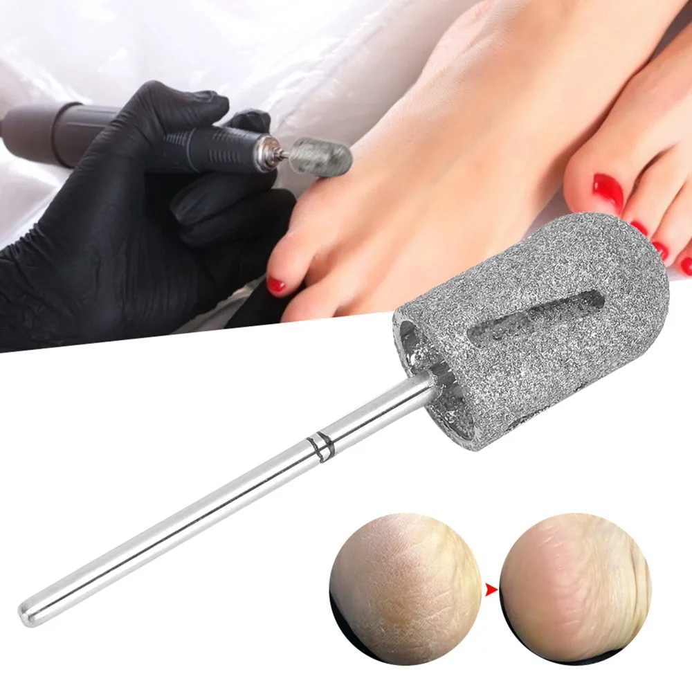 Model A3 Stainless Steel Pedicure Drill Bit Stainless Steel High Performance Dead Skin Polishing Grinding Bit Round Cone