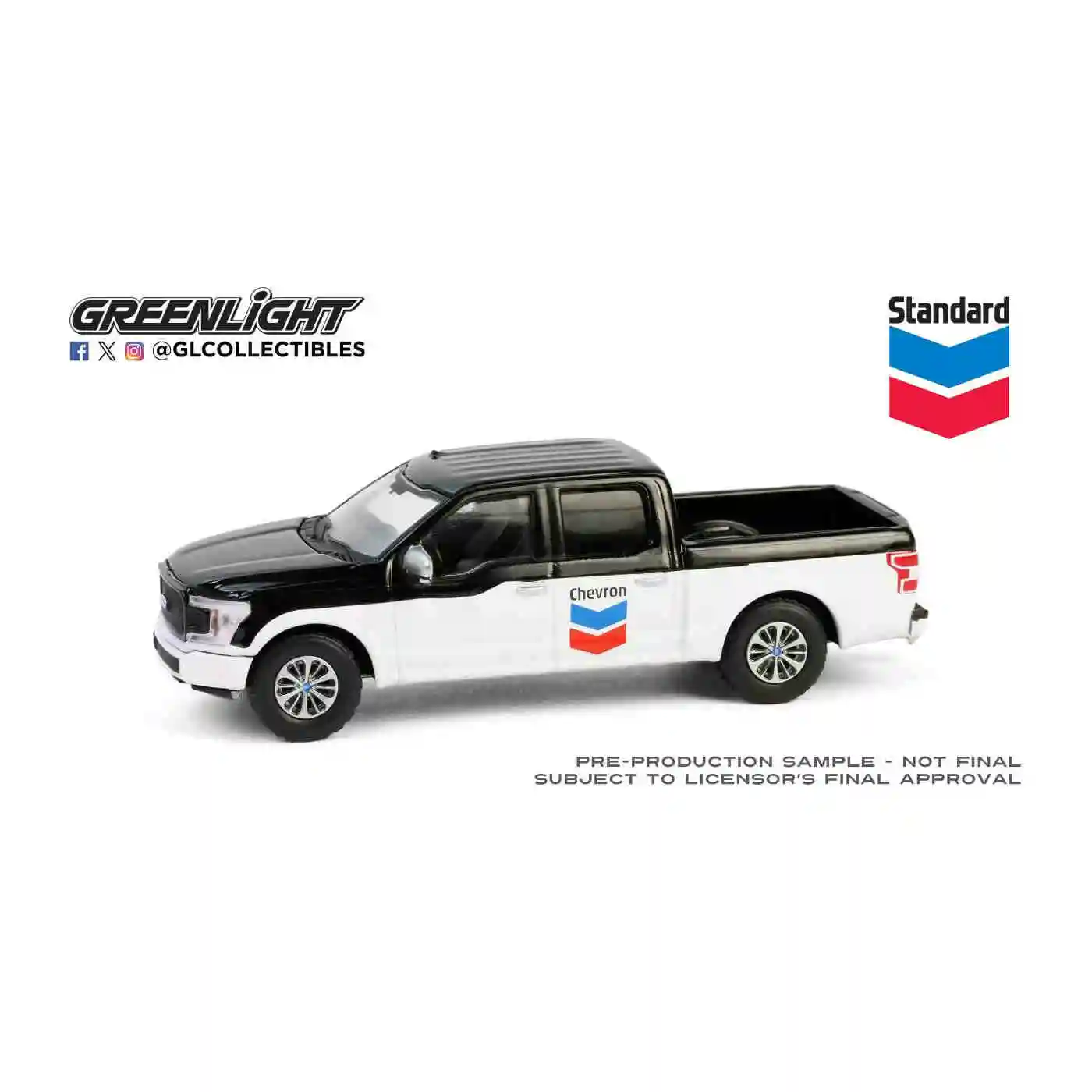 

Green Light 1:64 Chevron Special Edition Series 1 - 2019 Ford F-150 XL Diecast Alloy Car Model Collectible