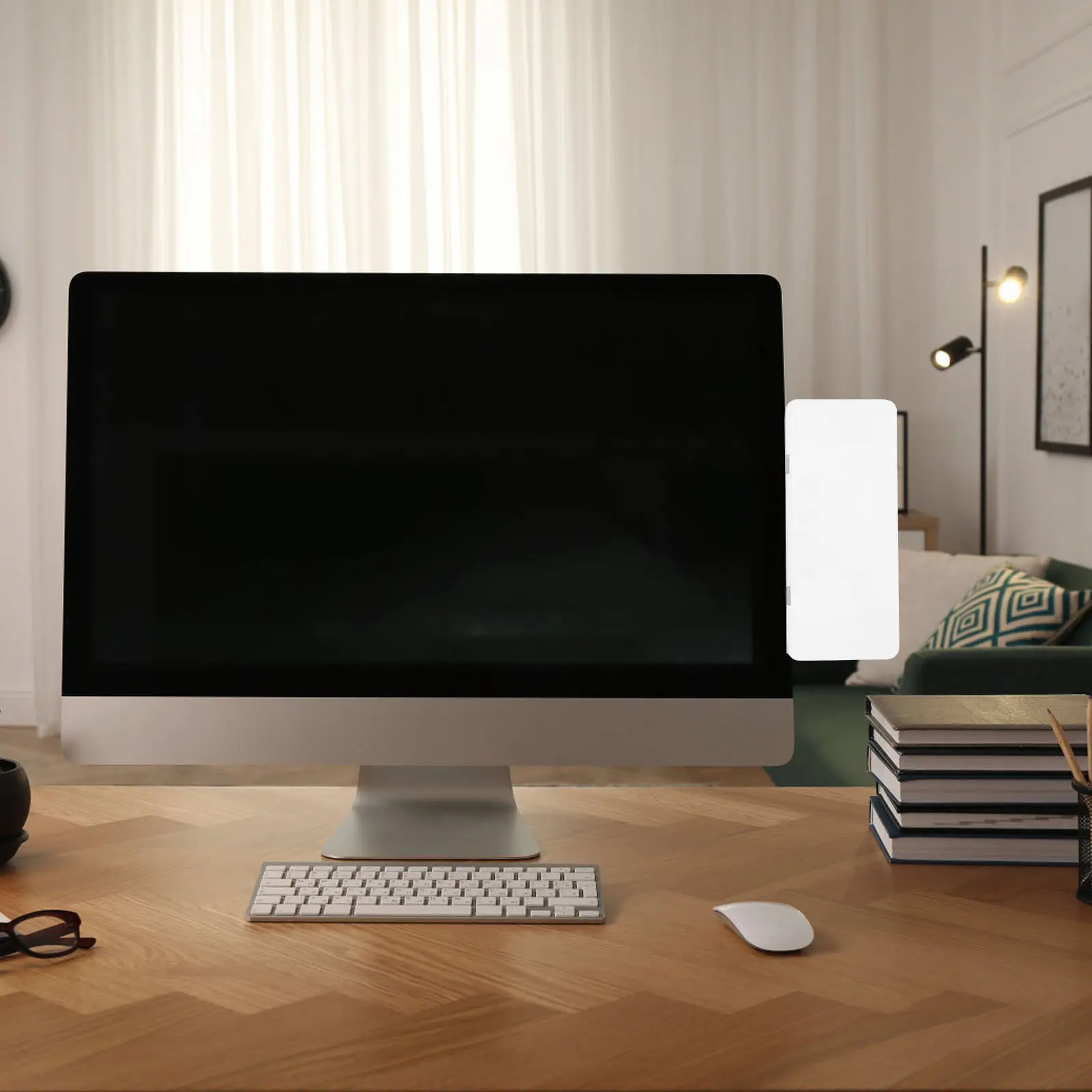 

Desktop Monitor Side Memo Board Magnetic Erasable Surface Note Holder for Computer Screen Office Accessories for Home