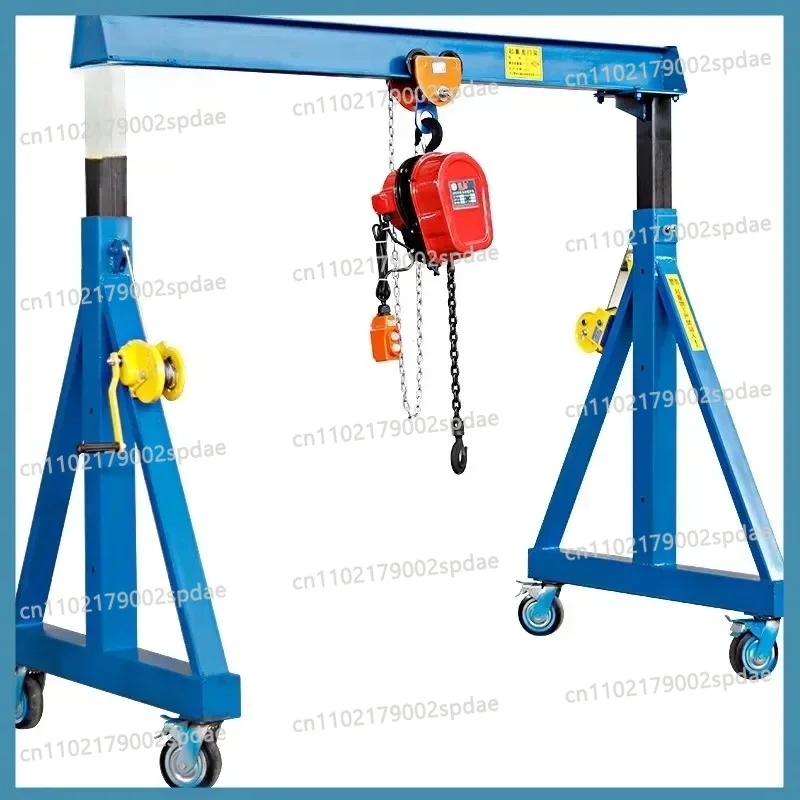 Movable Electric Simple Gantry Crane I Beam Lifting Hanger For Industrial Material Handling