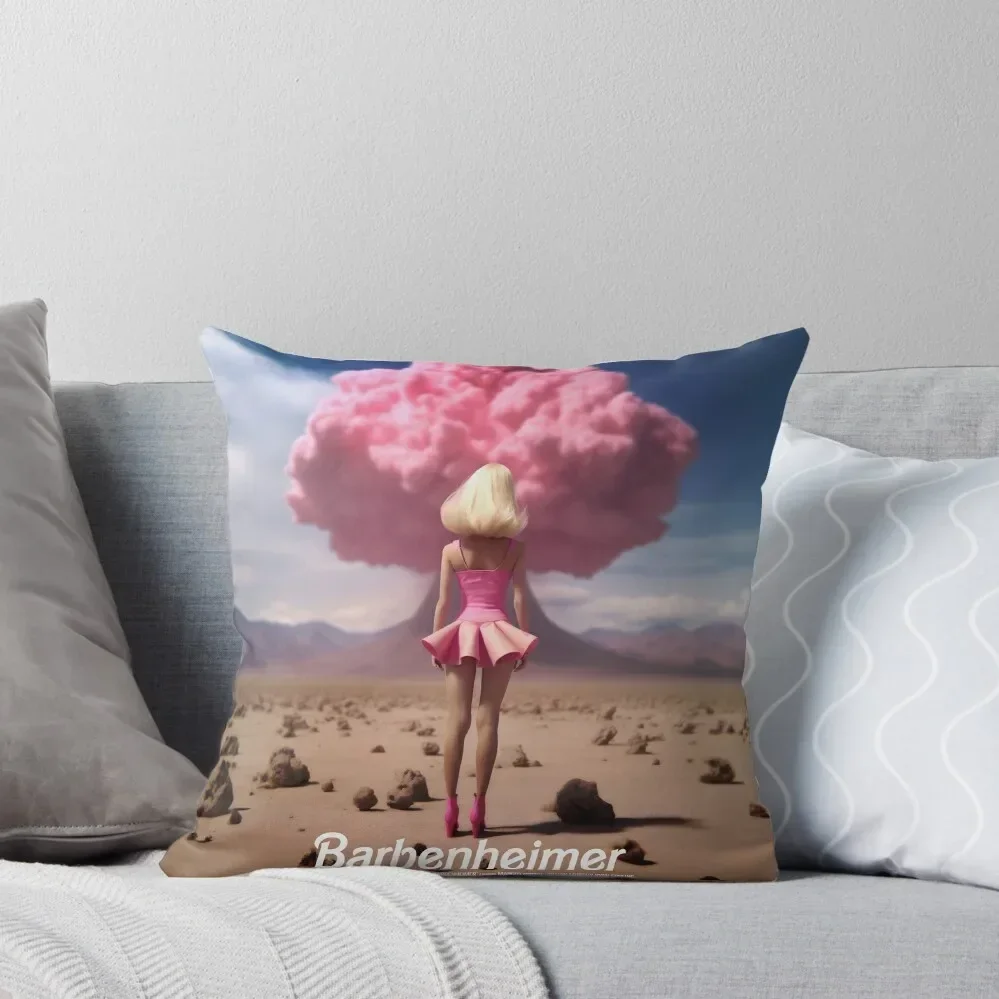 

Barbenheimer Poster Throw Pillow anime girl christmas ornaments 2025 home decor items pillow