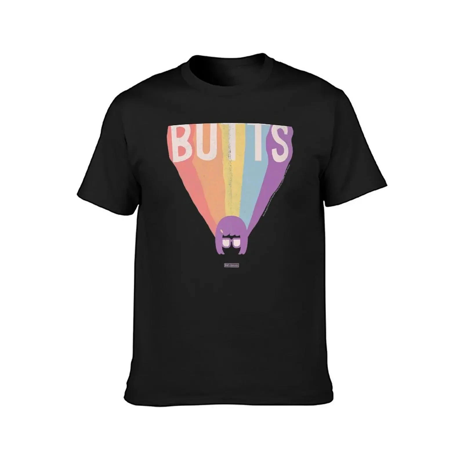 Tina Butts Rainbow Extruded T-Shirt essential t shirt summer tops graphic shirts summer top luxury clothes men