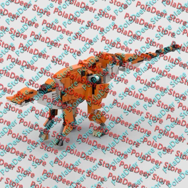 QWERT Creators Animal Series Model MOC Building Bricks Large Hadrosaur Modular Technology Gifts Holiday Assemble Children Toys
