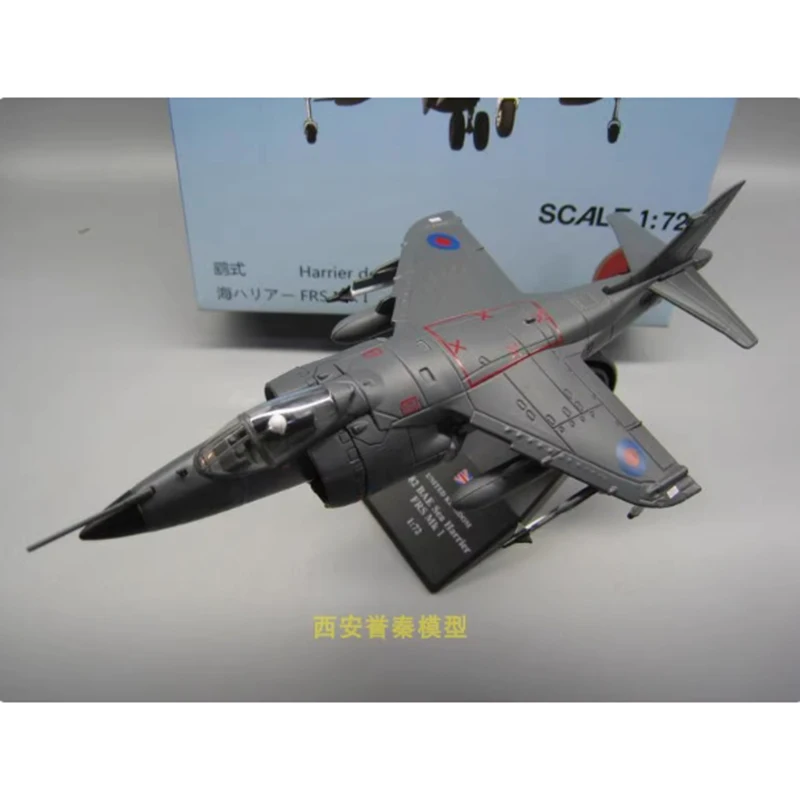 

Модель самолета Британский Sea Harrier FRS MKI, масштаб 1/72, литая под давлением, из сплава, классическая коллекционная модель, украшение, подарок, игрушка для мальчика