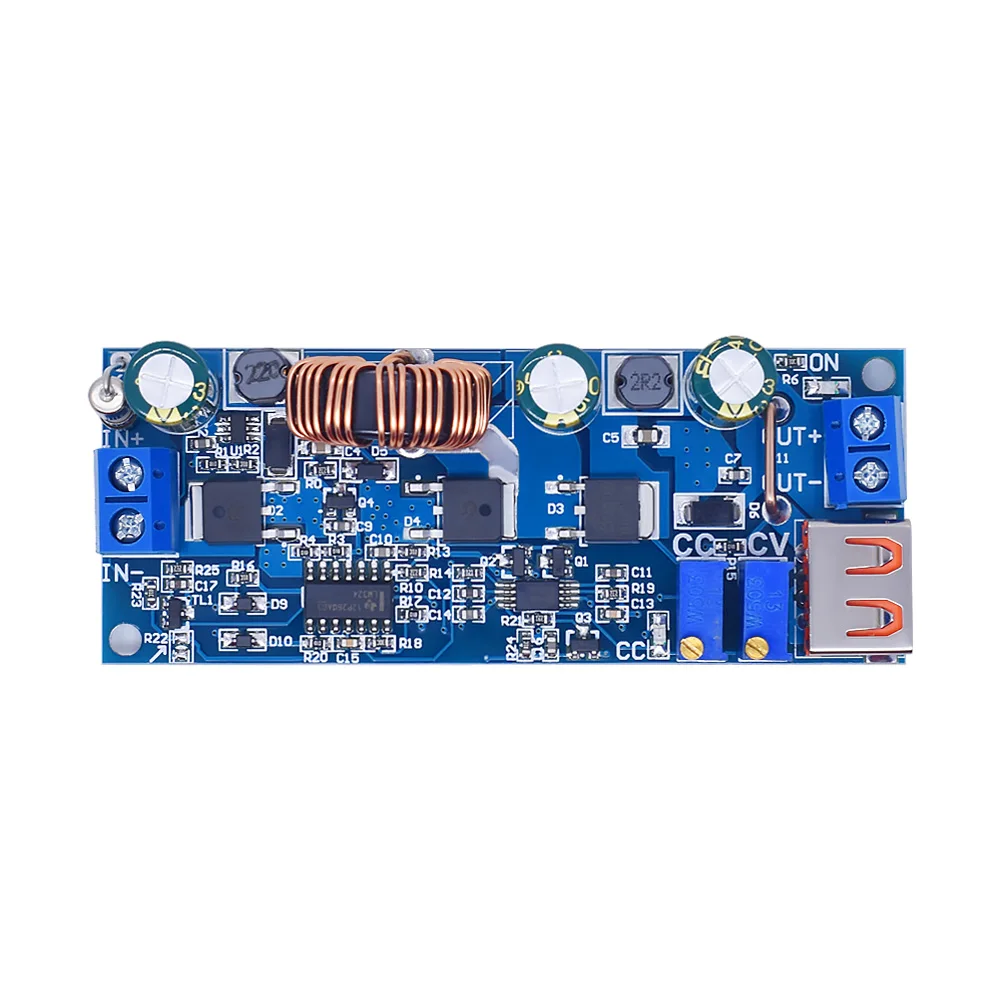 Imagem -04 - Dc-dc Step up Boost Converter com Usb Fonte de Alimentação Regulada Ajustável Módulo 224v a 330v 4a 80w cc cv 3.7v 6v 9v 12v