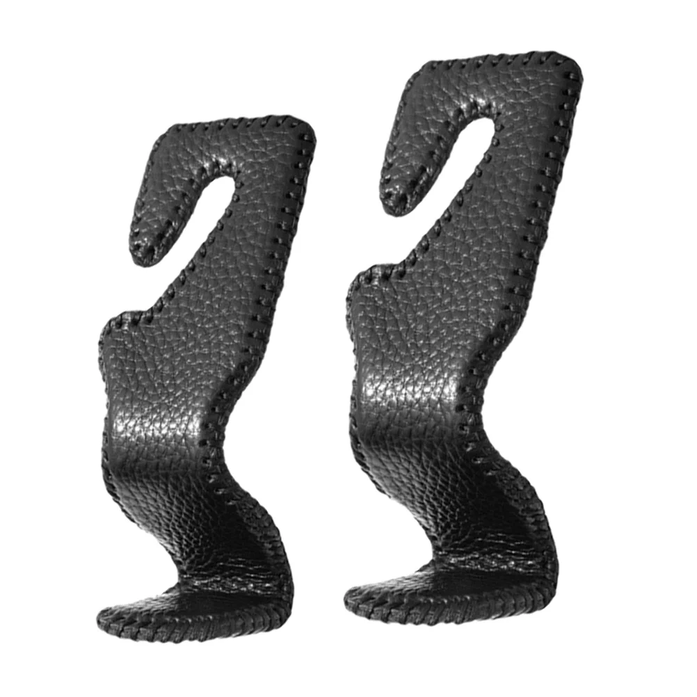 

2 Pcs Car Hook Seat Back Hooks Vehicle Backseat Backrest Storage Hangers for Headrest Telephone