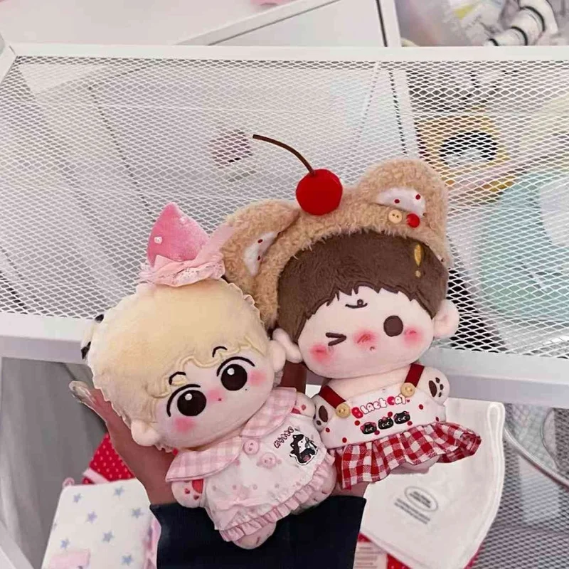 10 cm zomer nieuwe snoep schattig leuk huis serie katoenen pop pop kleding serie jurk pop pak jurk voor kawaii zonder attributen