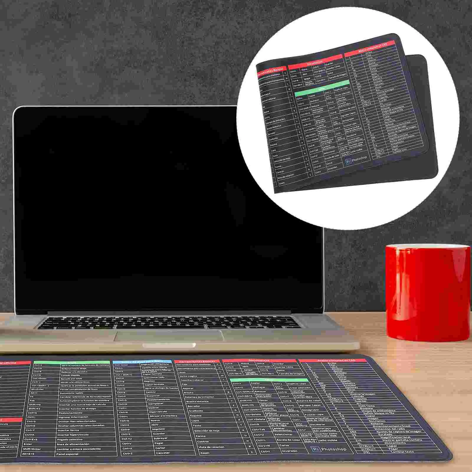

Keyboard Pad Anti-slip Large Mouse for Desk Gaming Decor Desktop Stuff and Mat Cloth Big Office
