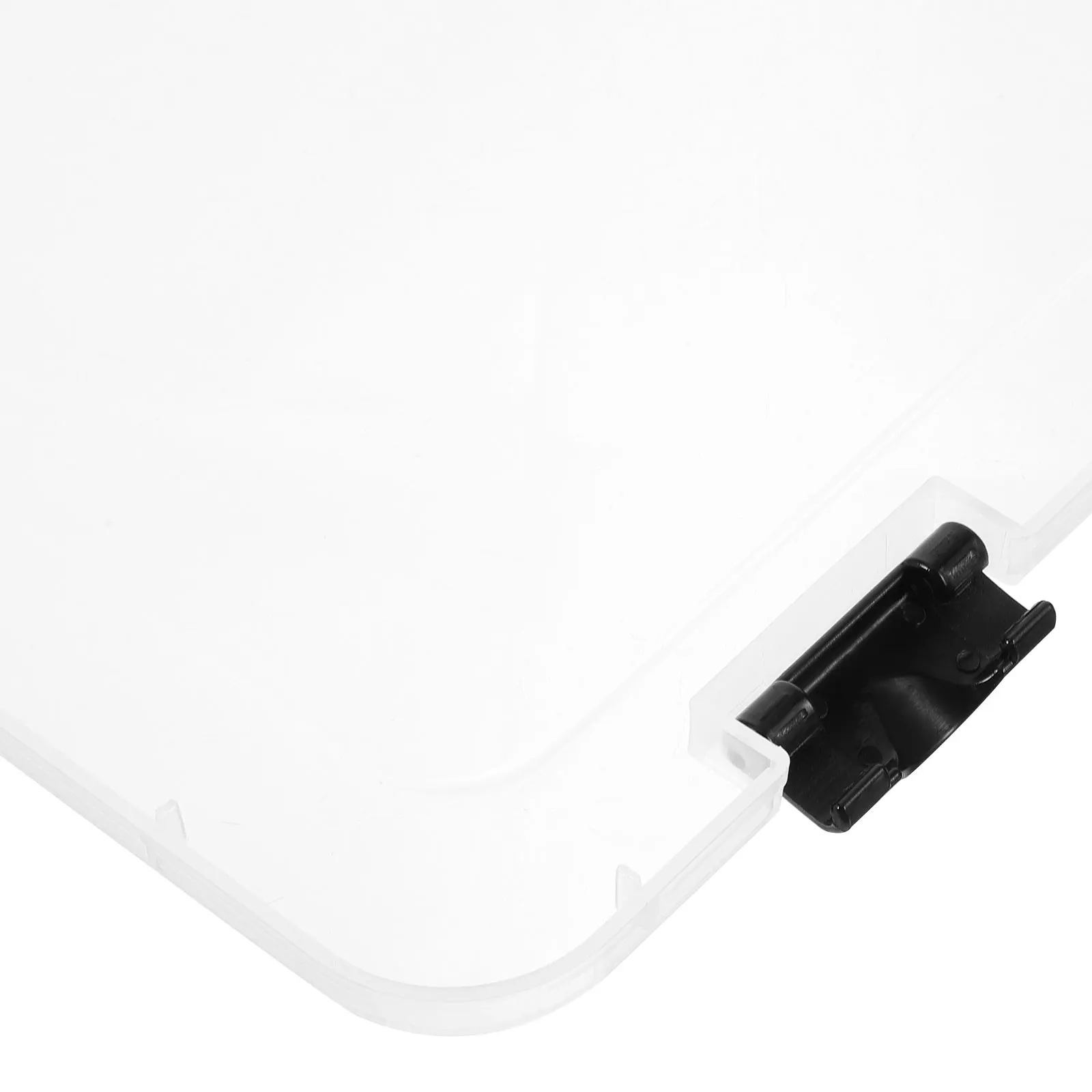 

Clear Plastic File Storage Boxes Pp Material Snap-Tight Buckle Stackable Document Holders For Files Contracts A4 Paper