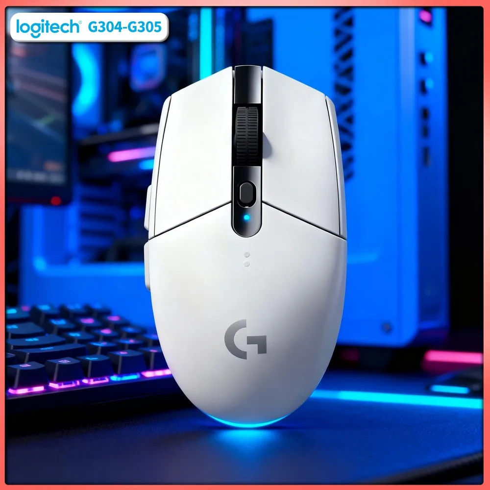 G305 Gaming Mouse with Logitech Tech, 12000 DPI HERO, 6 Programmable Buttons, 250h Battery, PC Mac Compatible Tool Accessory