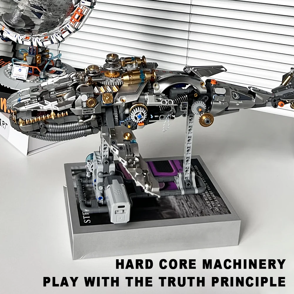 

Технический конструктор MOC: Механическая модель глубоководного кита, управляемый сборный набор, игрушка-подарок для декора комнаты