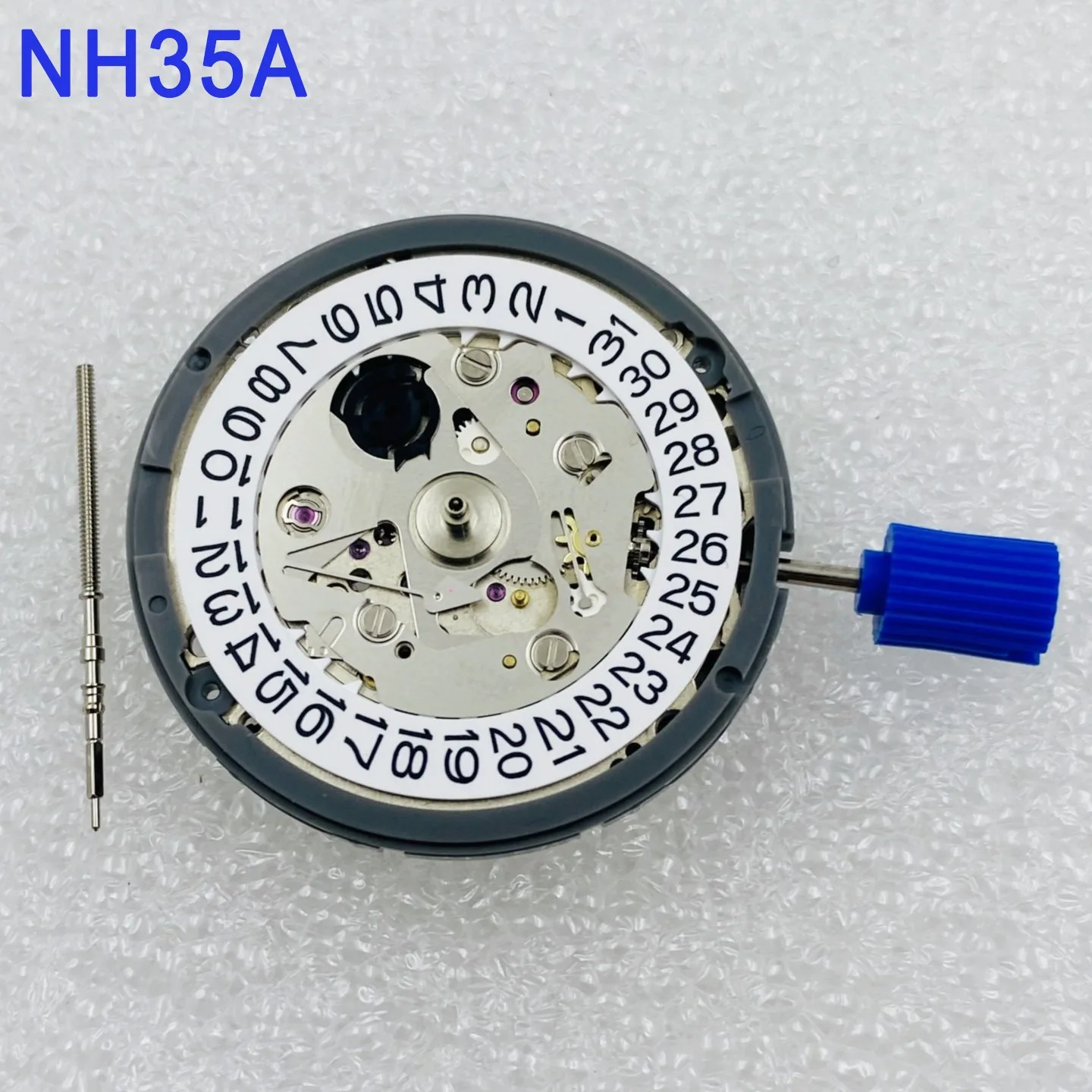 Original Japan nh35 Automatic Mechanical 24 Jewels Movement High Accuracy White Datewheel 3:00 24 for Seiko NH35A Movement